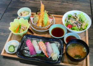 みらい屋御膳。ボリューム満点なのもうれしい
